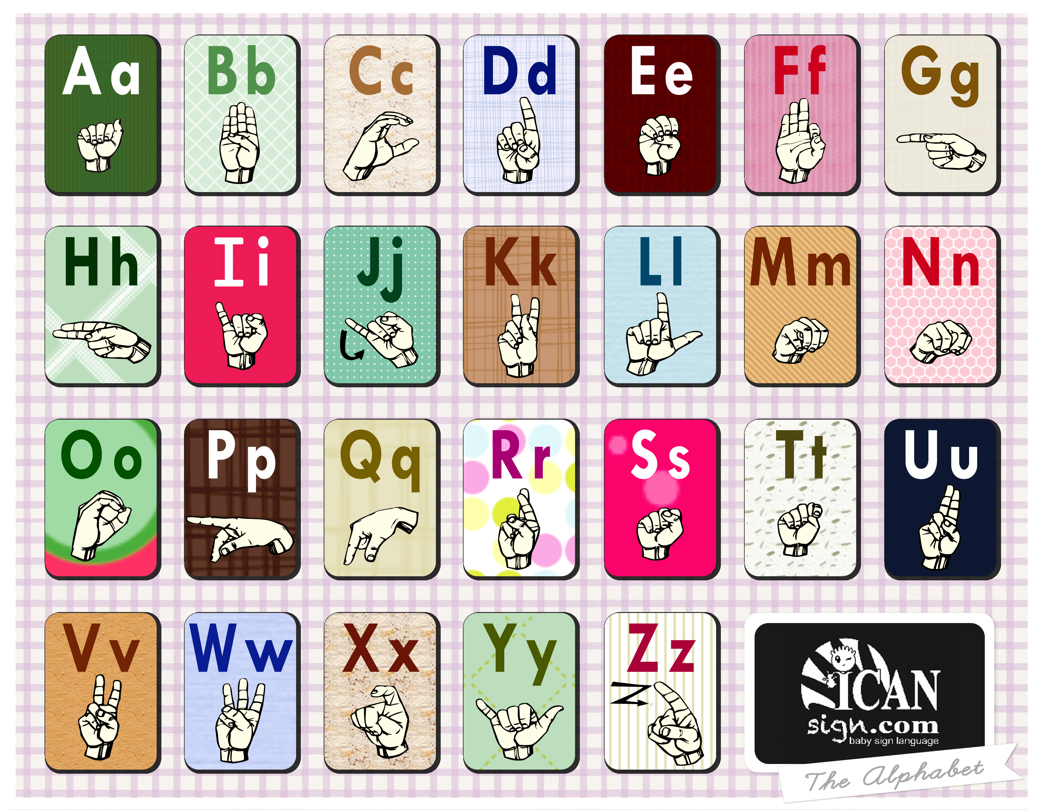 ASL Alphabet Chart Free Printable 8 x11 Alphabet Chart To Help You 